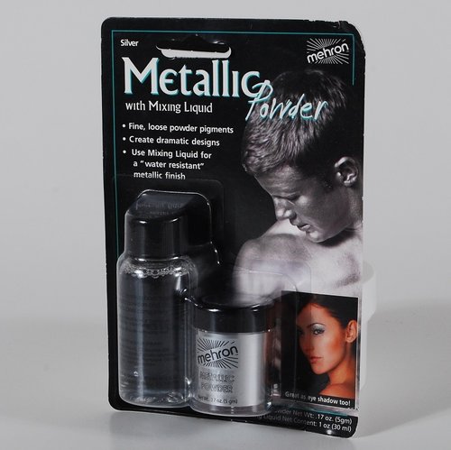 Metallic Powder - Silver w/ Mixing Liquid - Carded