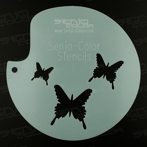 Schablone Schmetterlinge Senjo-Color Art Stencil