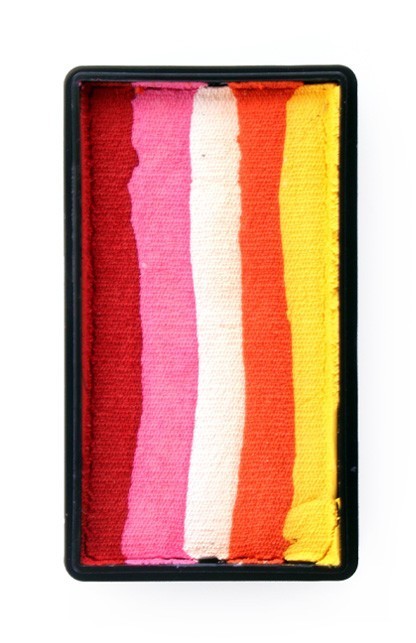 PXP 28 gr. splitcake block red | pink | white | orange | yellow