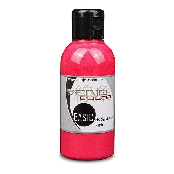 Basic Bodypainting Farbe 75ml für Airbrush & Pinsel Senjo-Color PINK