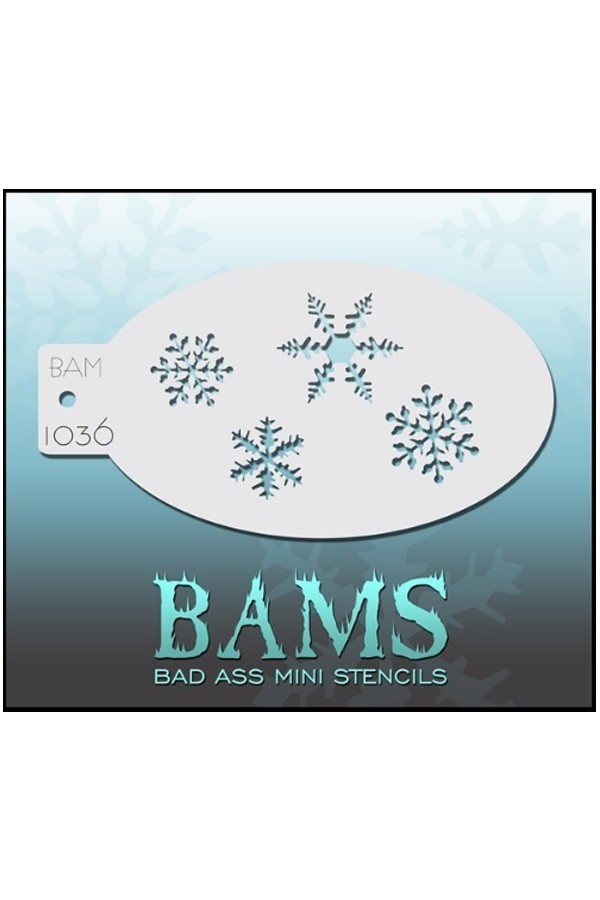 Bad Ass BAM stencil 1036