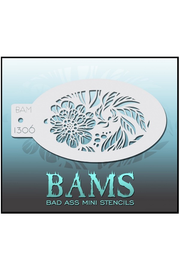 Bad Ass BAM stencil 1306