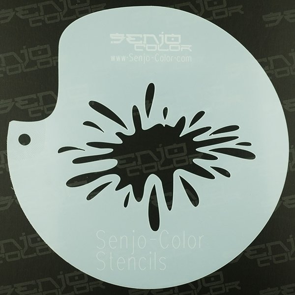 Schablone Splash - Klecks Senjo-Color Art Stencil
