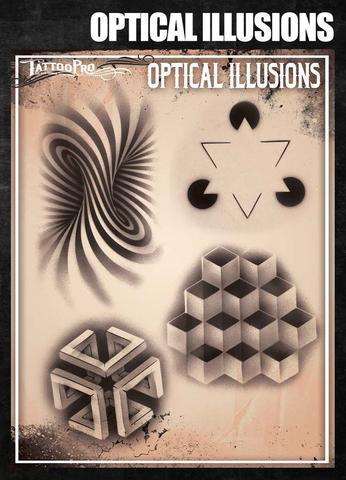 Tattoo Pro Stencils Optical illusions