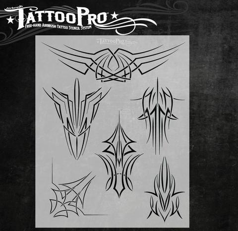 Tattoo Pro Stencils Pinstriping