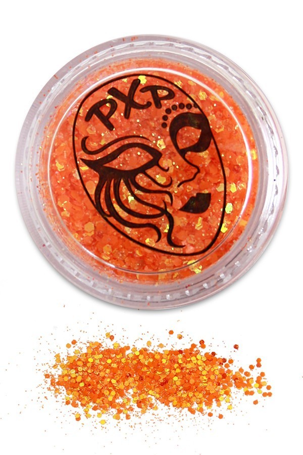 PXP Professional Colours Glitter, Goldfish Orange, feiner Glitzer 5gr