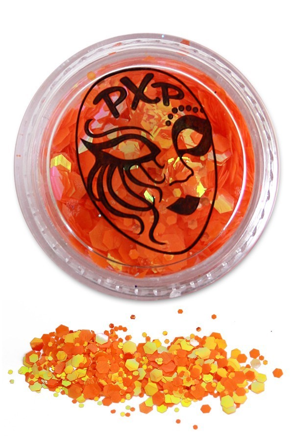 PXP Professional Colours Glitter, Goldfish Orange, 5gr