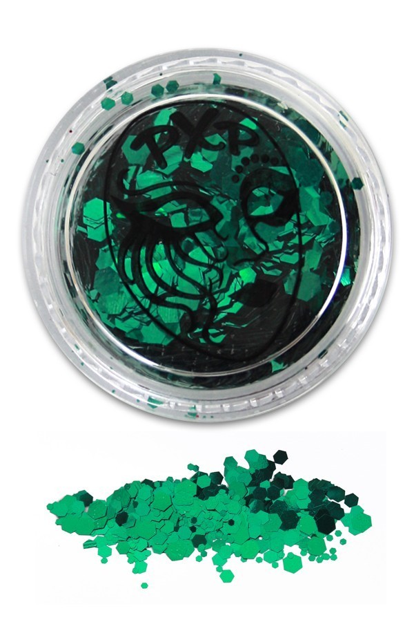 PXP Professional Colours Glitter, Grass Green, 5gr