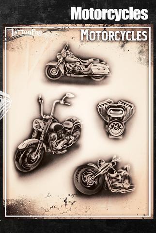Tattoo Pro Stencils Motorcycles