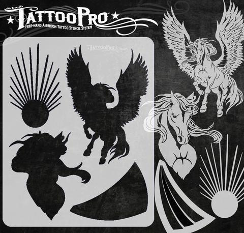 Tattoo Pro Stencils Pegasus
