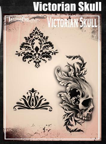 Tattoo Pro Stencils Victorian Skull