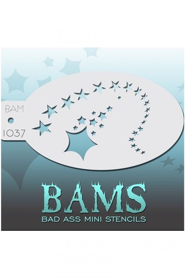 Bad Ass BAM stencil 1037