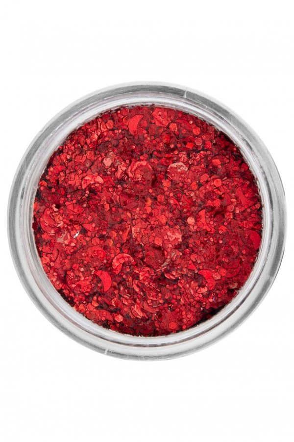 PXP chunky glitter cream 10ml coral red