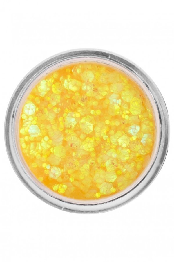 PXP pressed chunky glitter cream honey yellow chameleon 10 ml