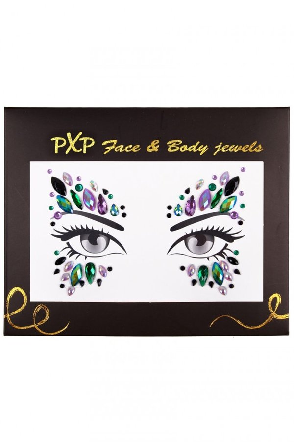 PXP Face & Body jewels Peacock